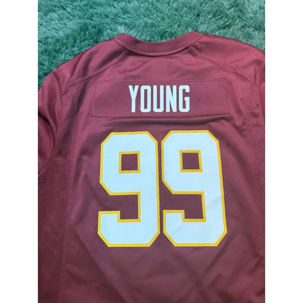 Nike Washington Commanders Chase Young #99 Burgundy NFL Football Jersey Men's L